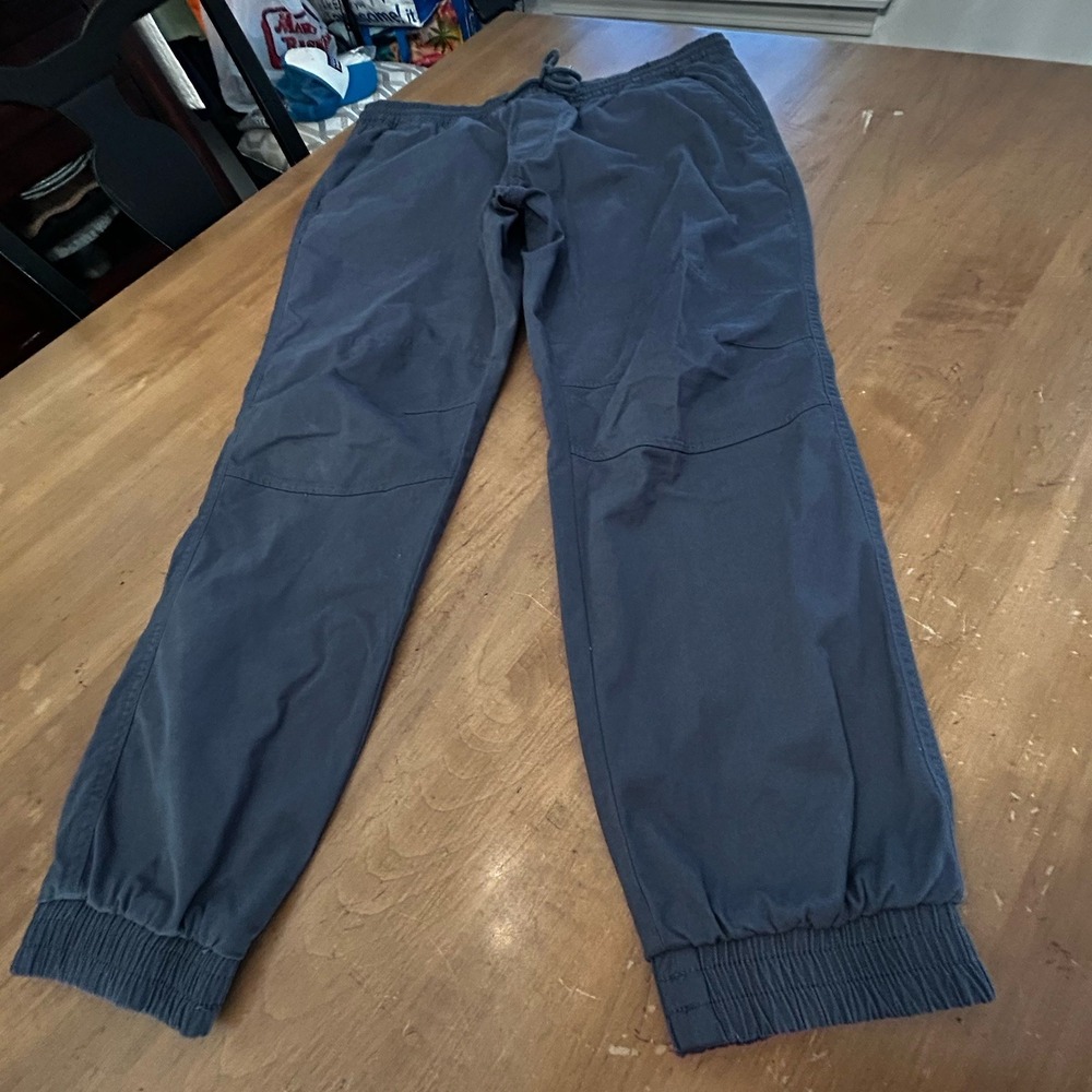 Sun + Stone Mens Articulated Drawstring Stretch Jogger Pants Blue XL Beach Boho